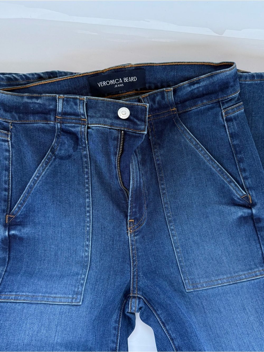 Veronica Beard Beverly Skinny-Flare Jean